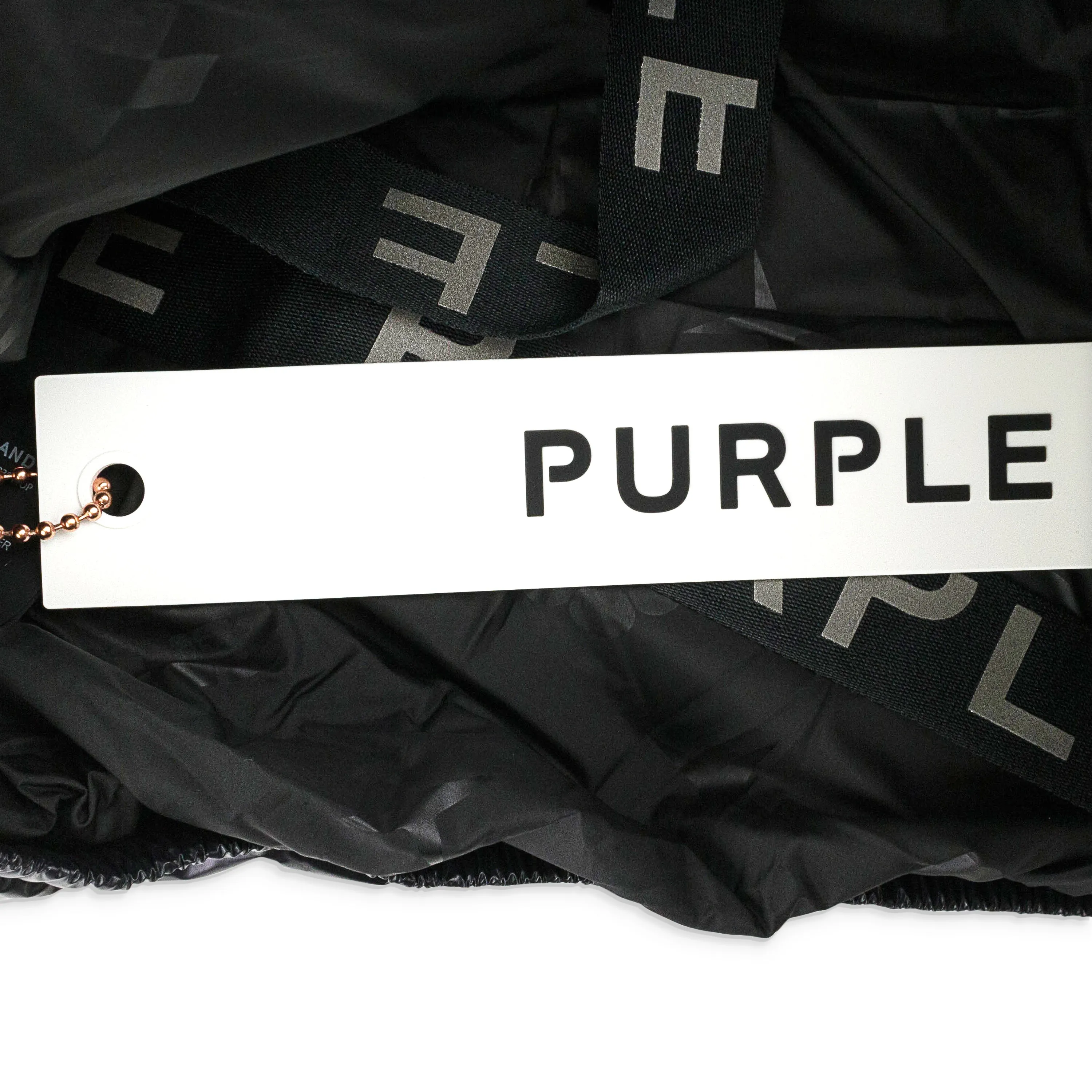 NYLON DOWN BLACK PUFFER JACKETS