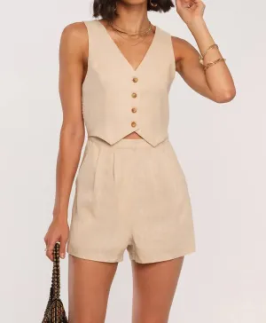 Oliver Romper In Bisque