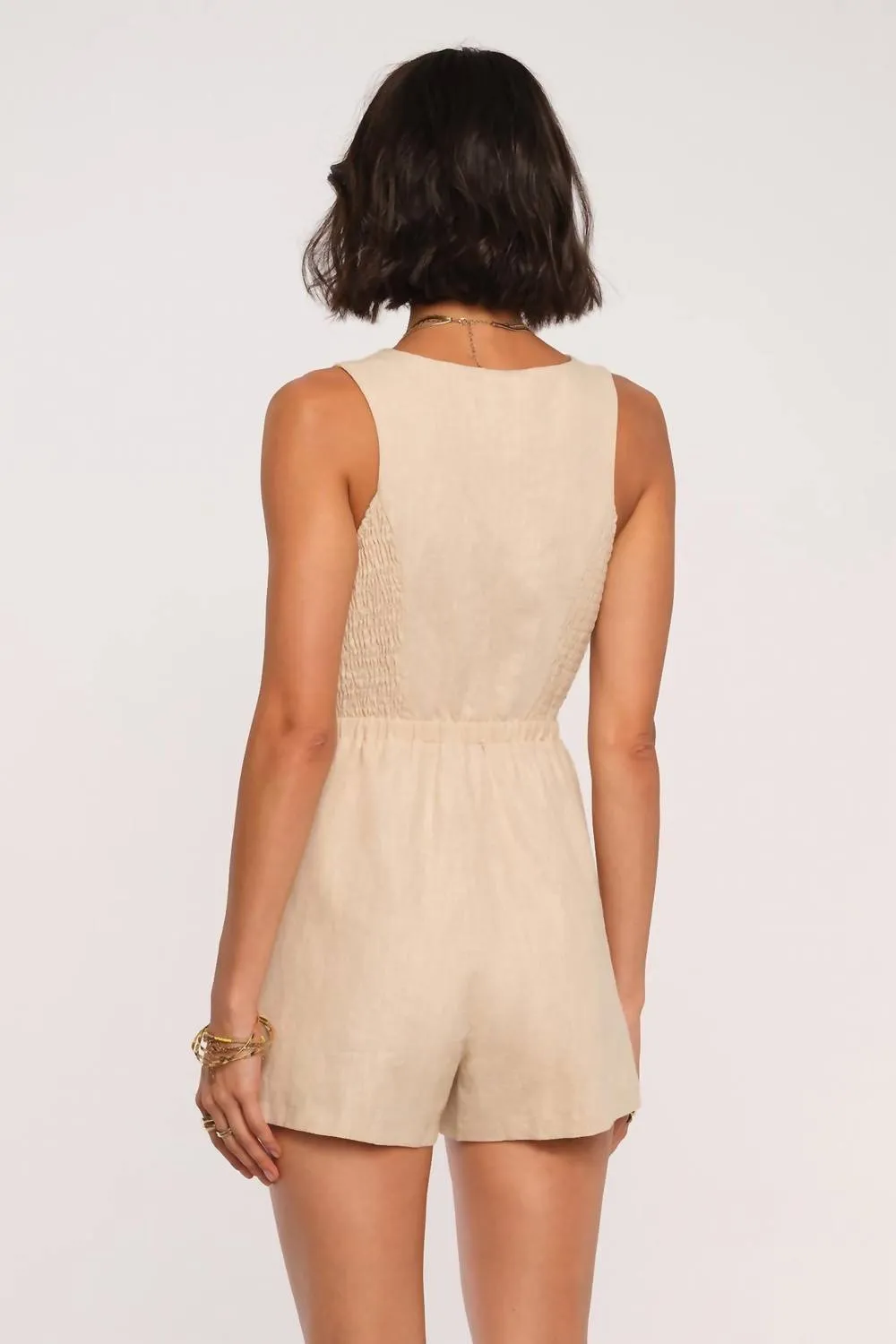 Oliver Romper In Bisque