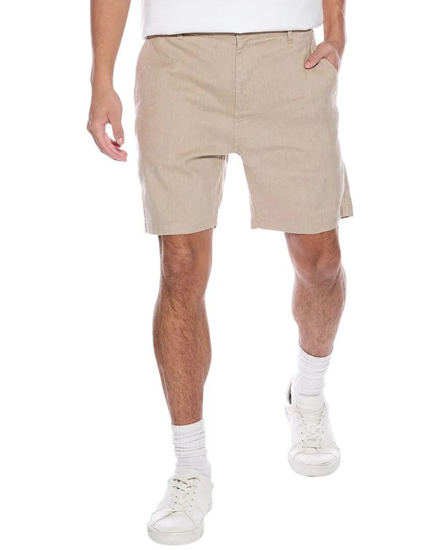 Onia Stretch Canvas Traveler Linen-Blend Short
