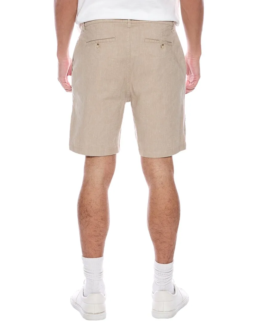 Onia Stretch Canvas Traveler Linen-Blend Short