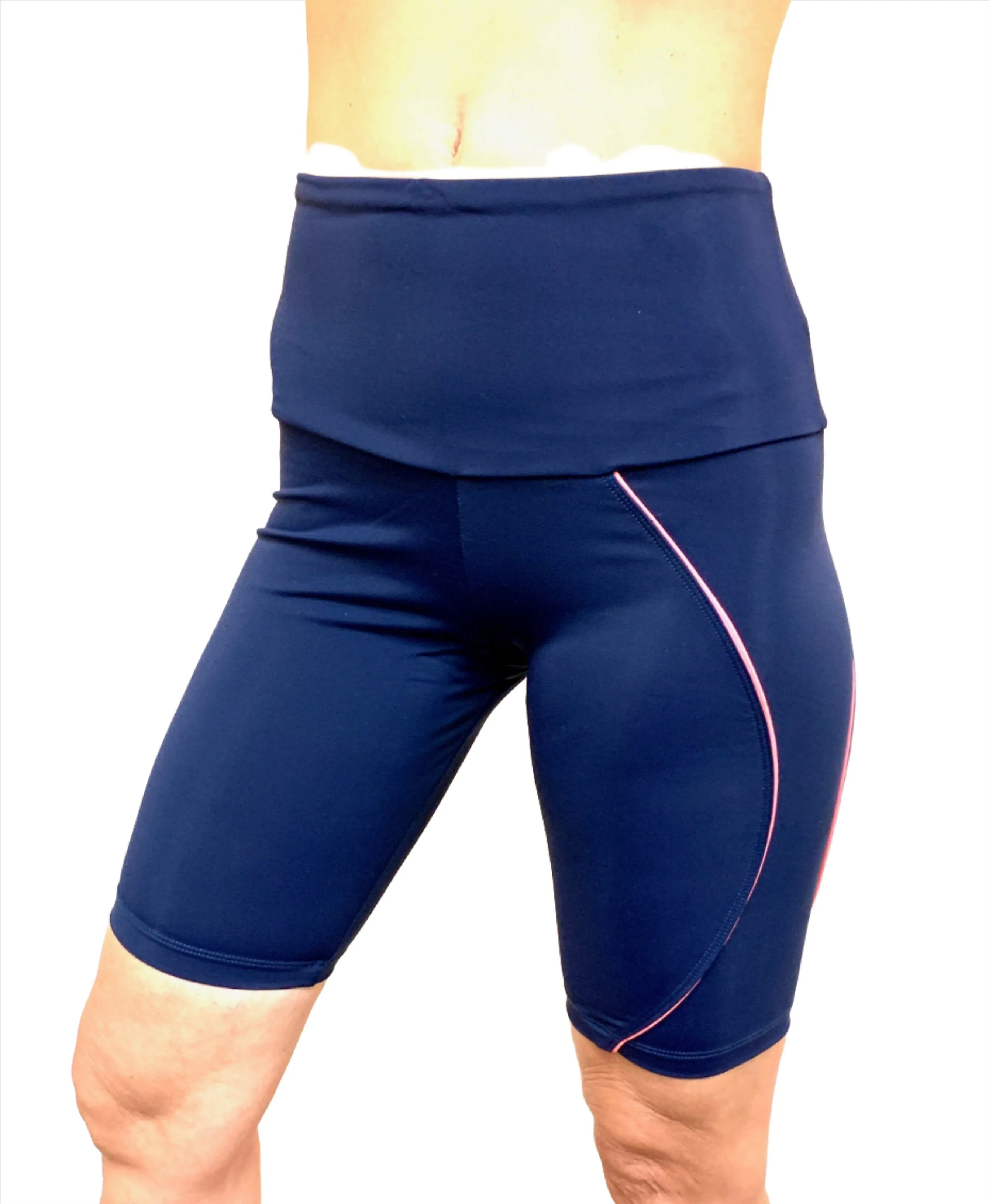Onzie Hyper Beam Short 2232 Navy/ Peach