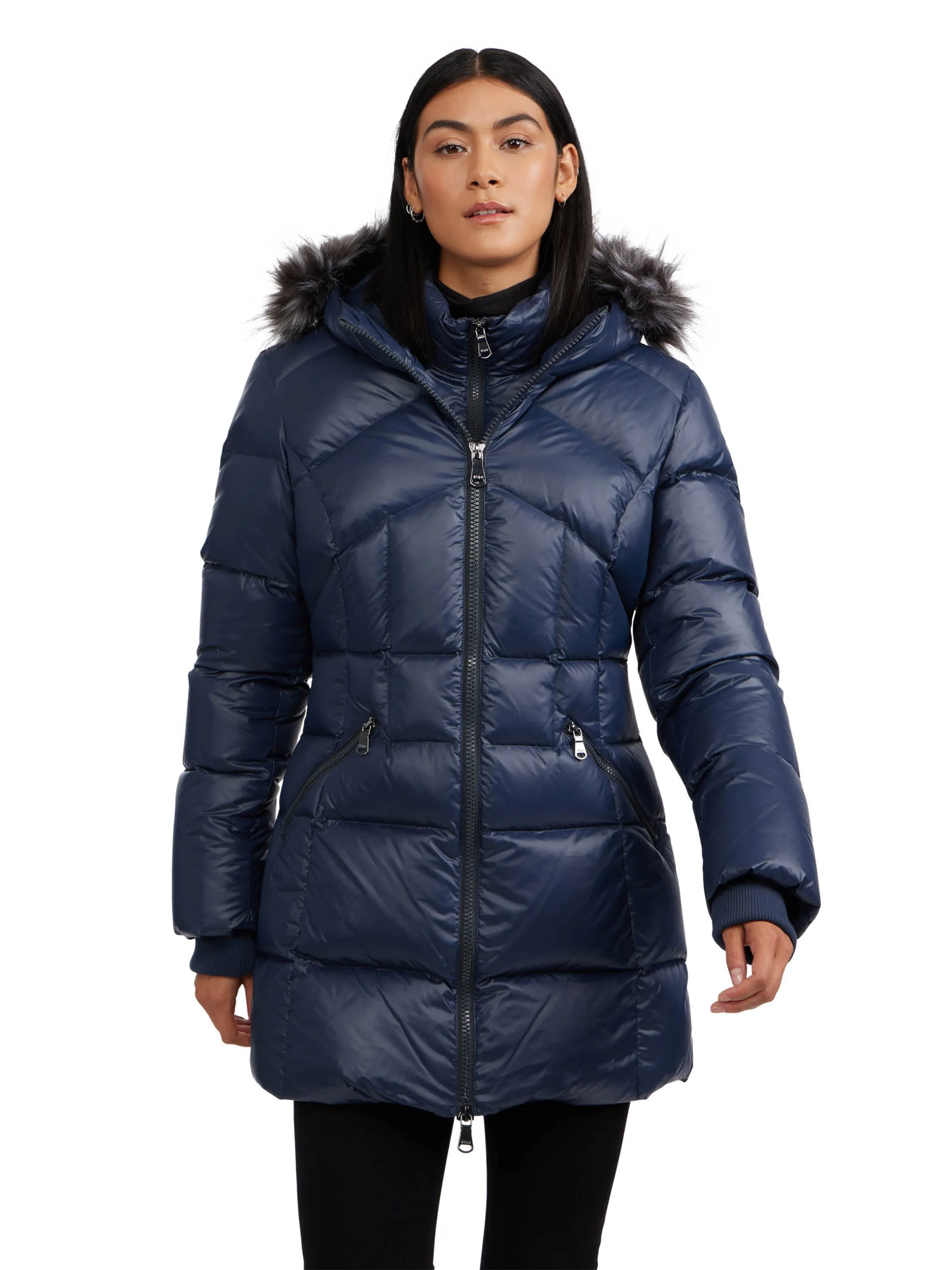 Pajar Women’s Ares Fixed Hood Puffer with Fixed Bib