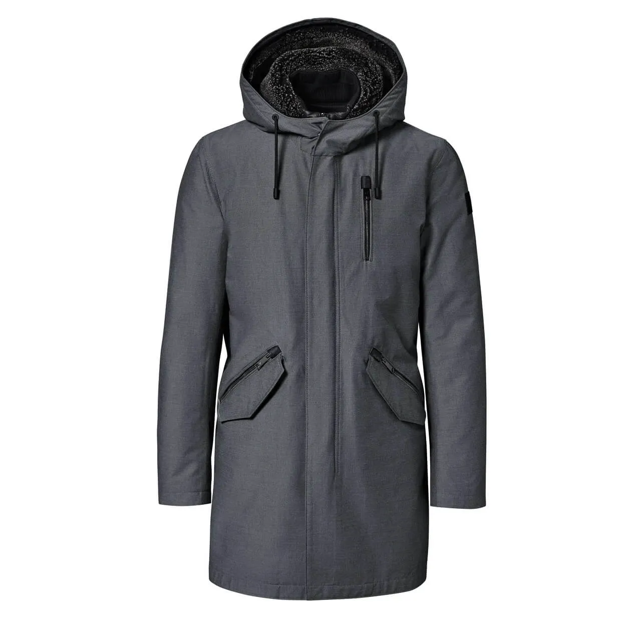 Porsche Design Men's D. Heather Grey-Black Parka