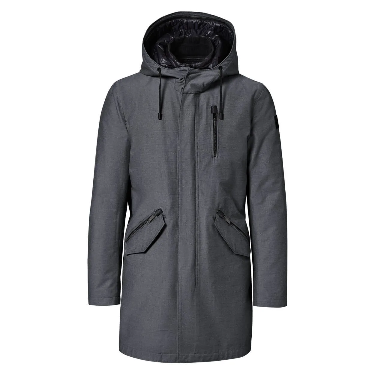 Porsche Design Men's D. Heather Grey-Black Parka