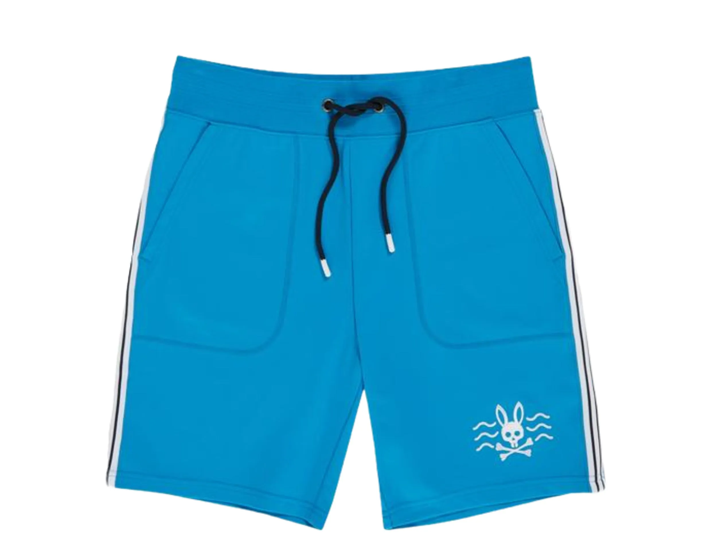 Psycho Bunny Filcham Aegean Sea Blue Men's Sweat Shorts B6R327P1FT-AEG