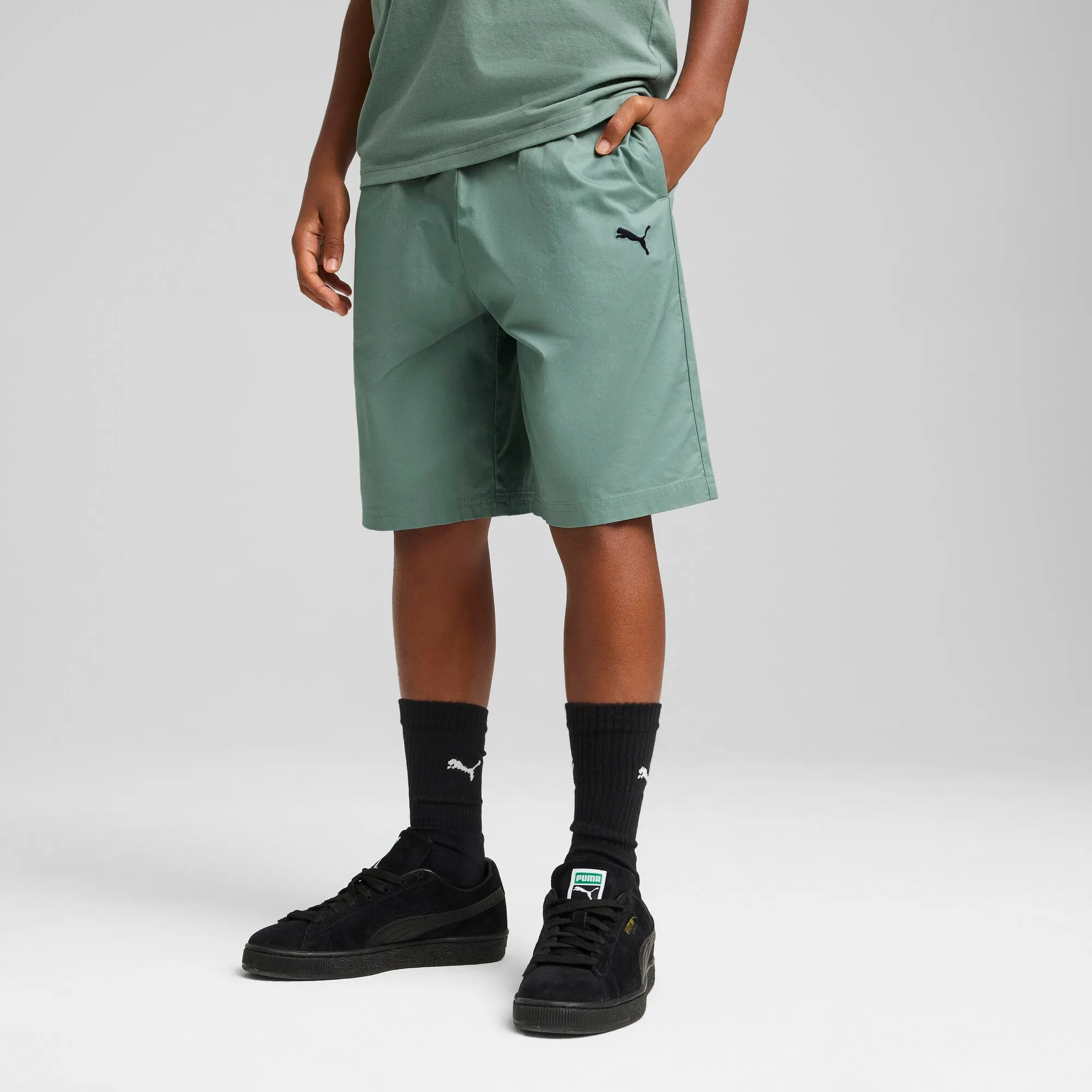 PUMA Big Kids' SUPER Woven Shorts