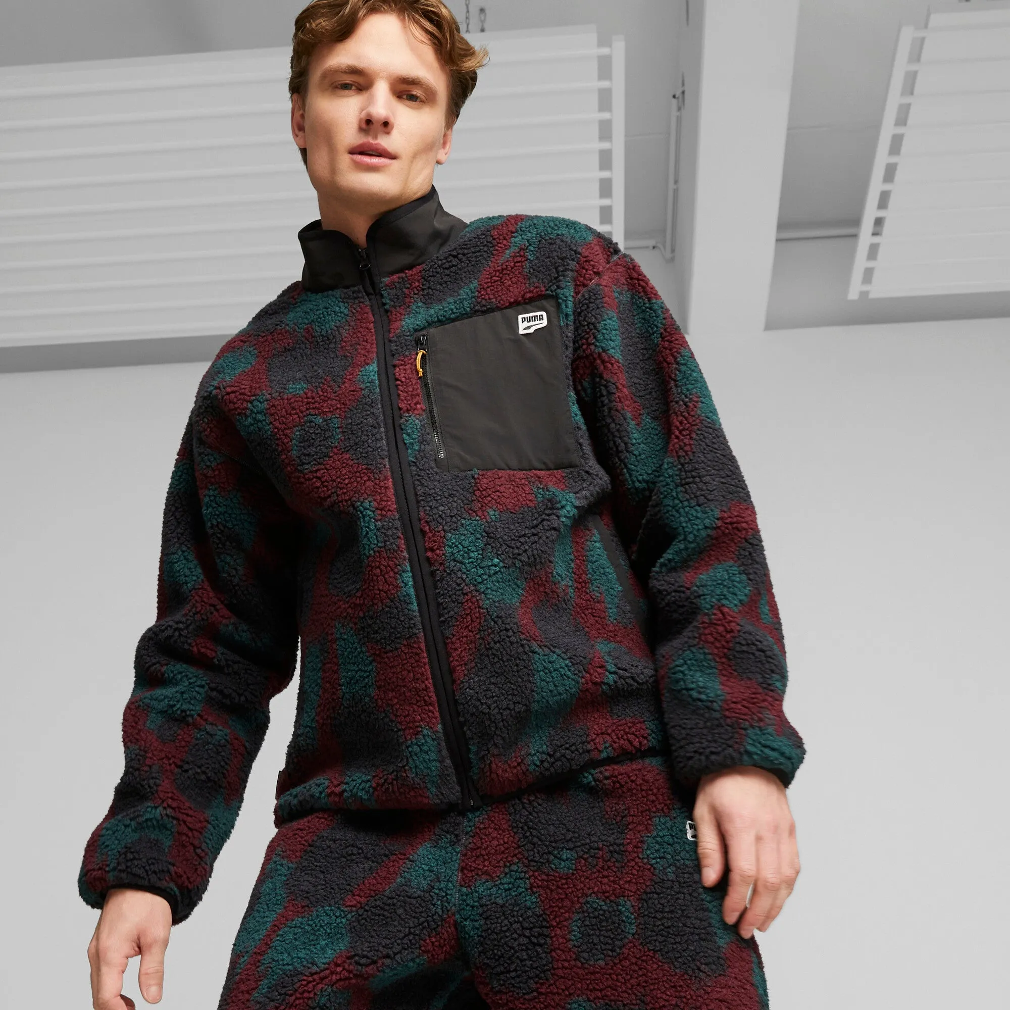 PUMA Men's Downtown Sherpa Jacket