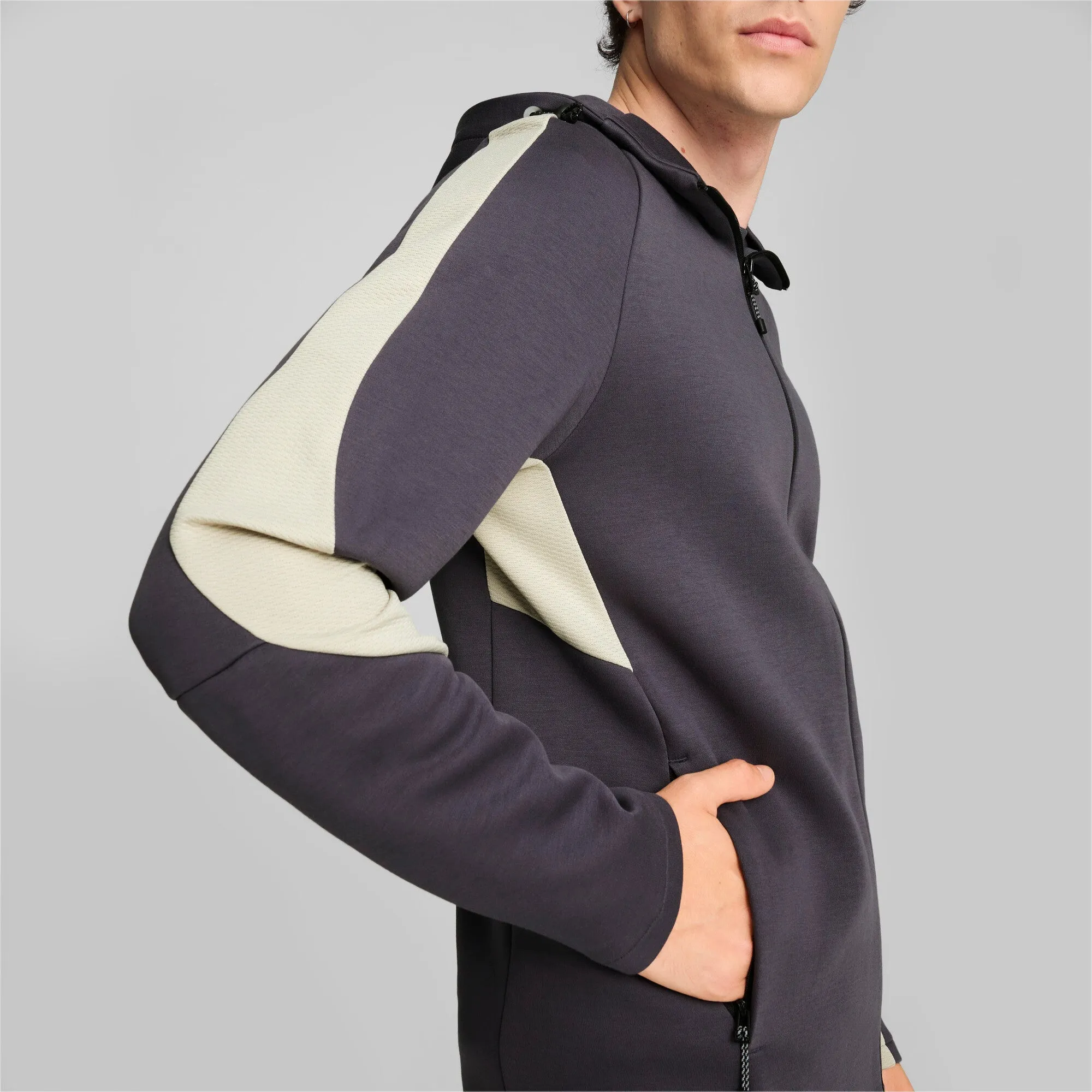PUMA Men's EVOSTRIPE Full-Zip Hoodie