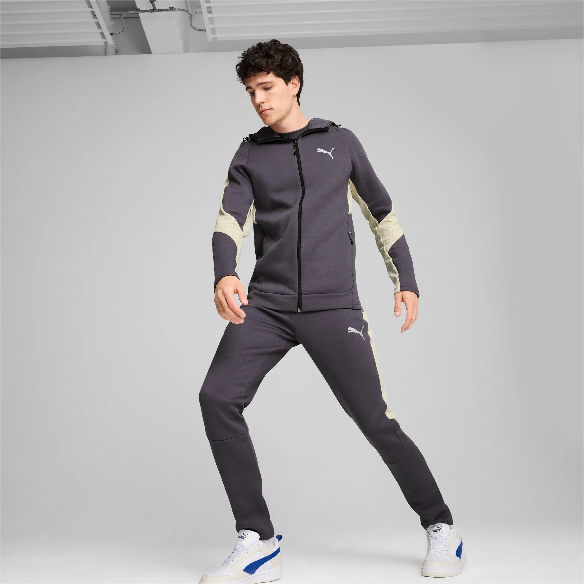 PUMA Men's EVOSTRIPE Full-Zip Hoodie