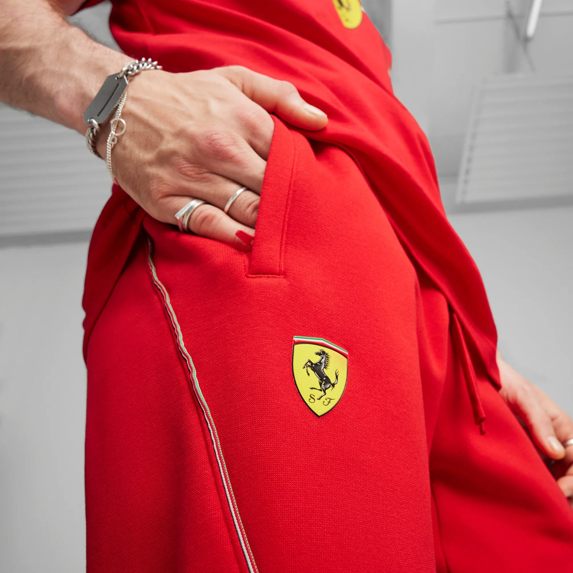 PUMA Men's Scuderia Ferrari Motorsport Race Sweat Pants