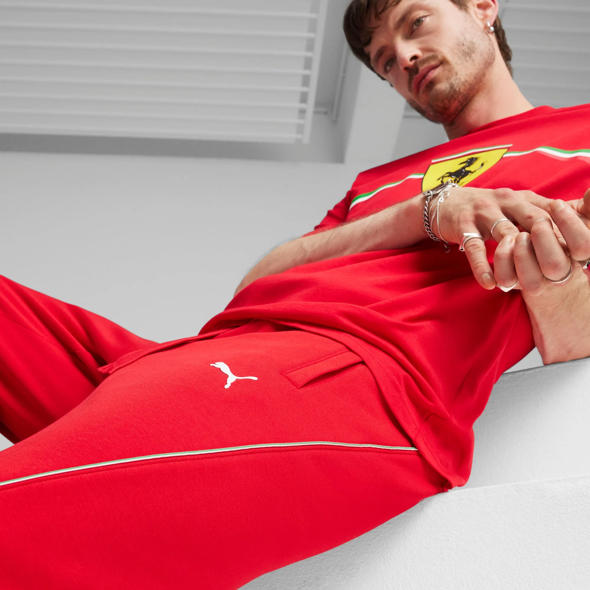 PUMA Men's Scuderia Ferrari Motorsport Race Sweat Pants
