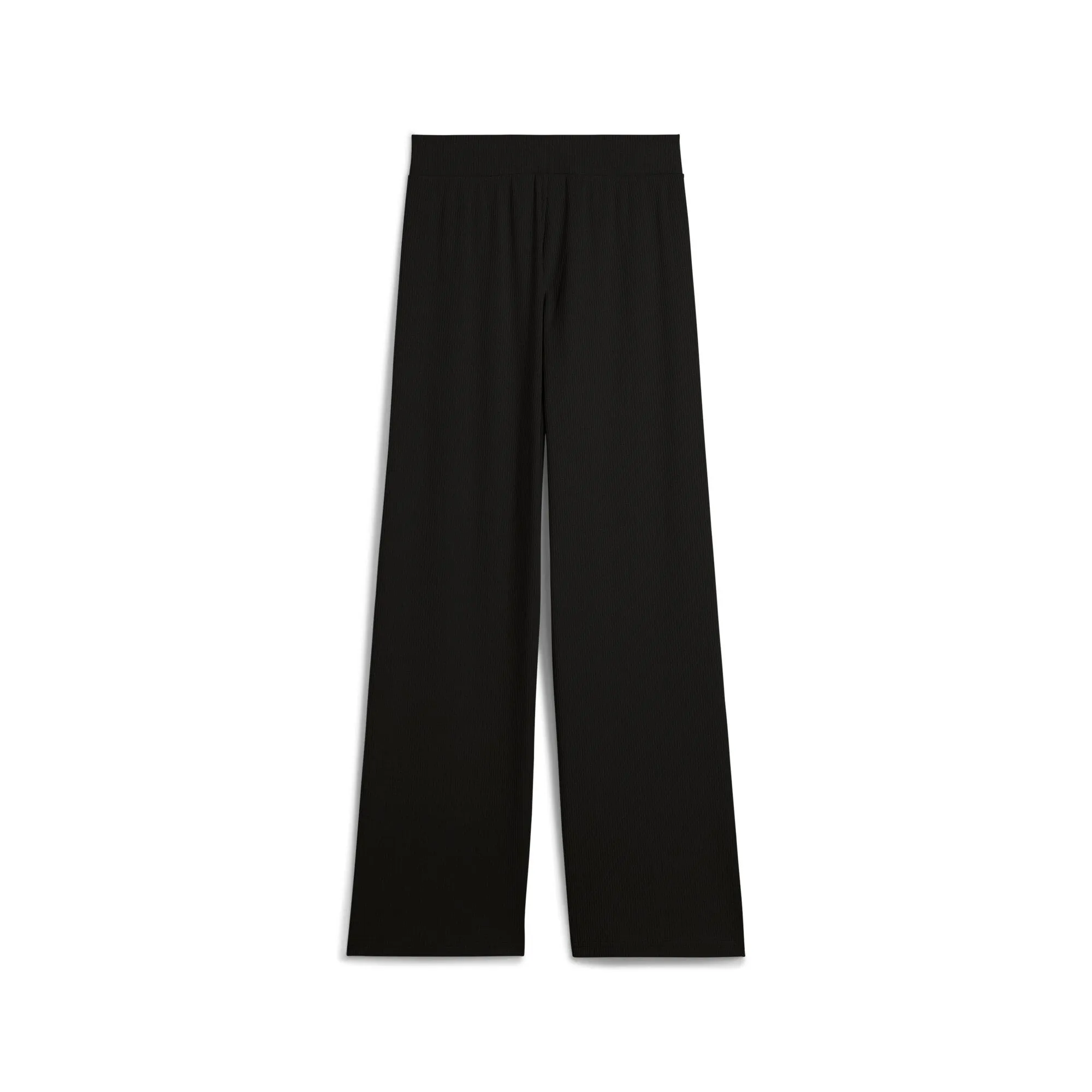 PUMA Women's ESS ELEVATED High-Waist Straight Leg Rib Pants Women