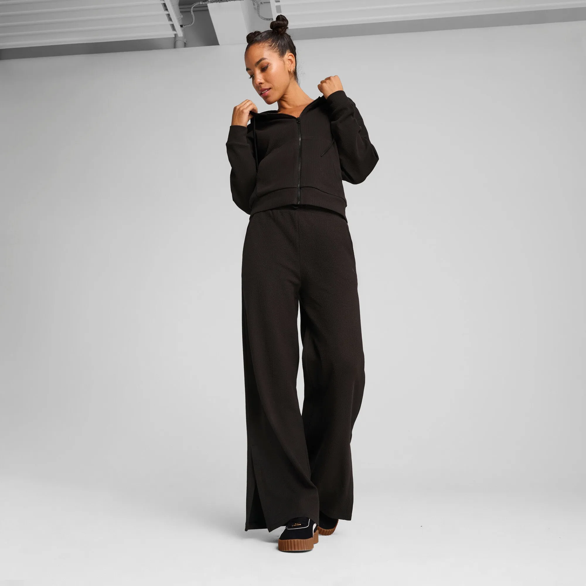 PUMA Women's HER Comfort High-Waist Straight Pants Women