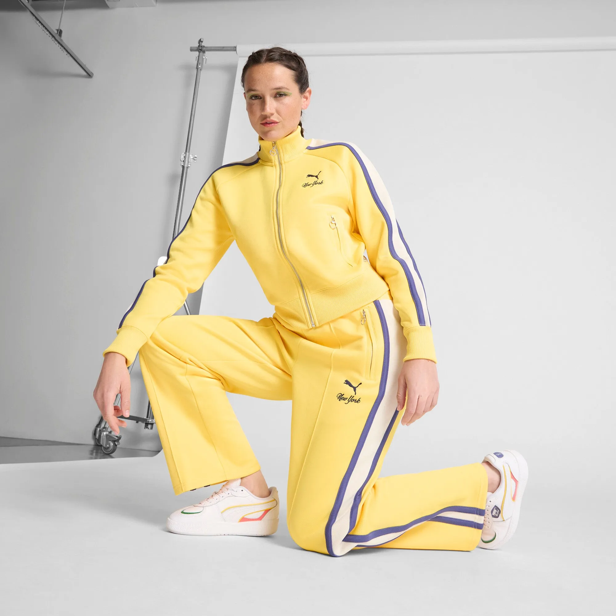 PUMA Women's T7 Bright Lights NYC Flagship Track Pants