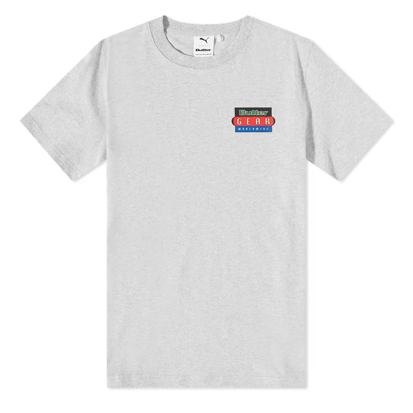 Puma x Butter Goods Womens Graphic Tee Light Grey Heather