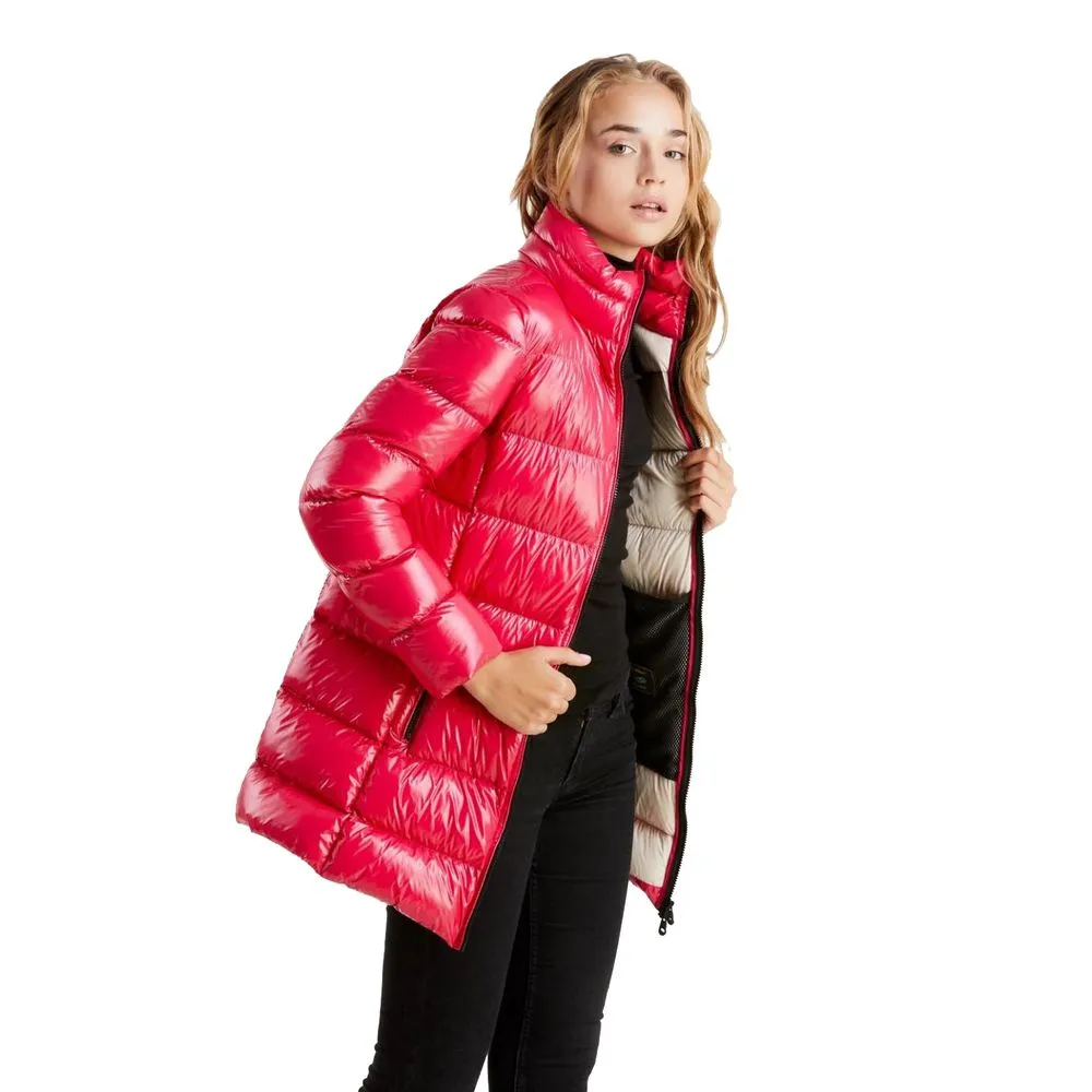 Refrigiwear pink Nylon Jackets & Women's Coat