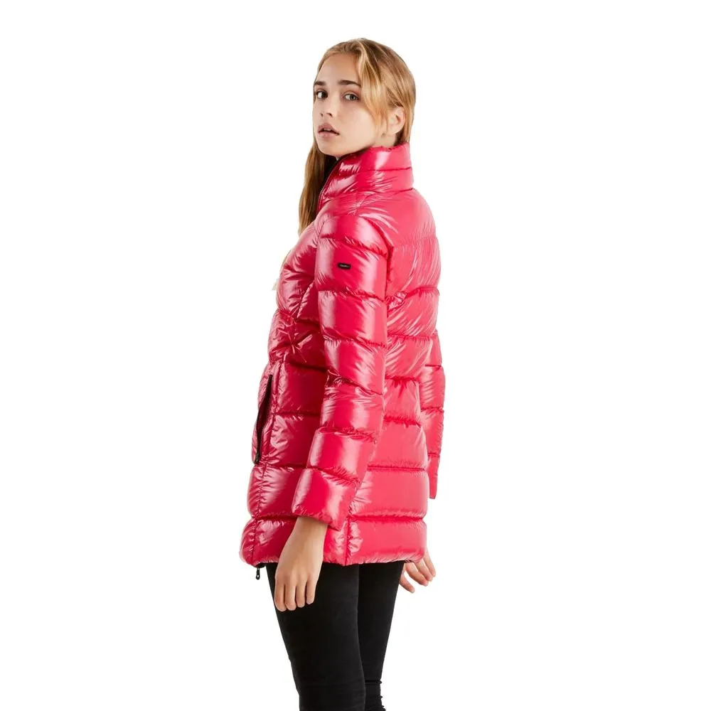 Refrigiwear pink Nylon Jackets & Women's Coat