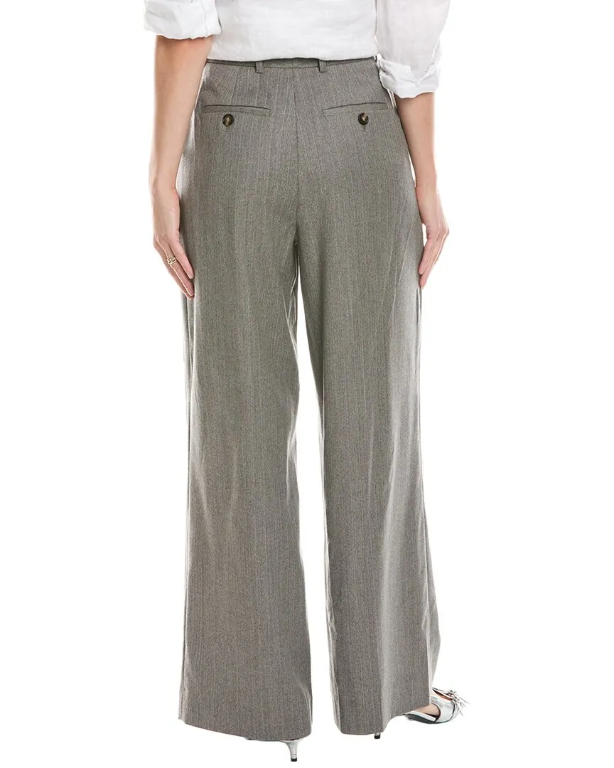 Reiss Otis Wool Wide Leg Pant