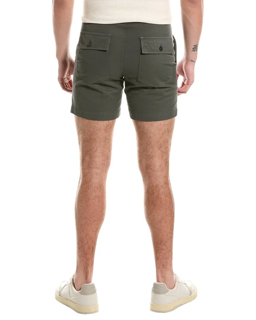 Robert Talbott Anderson Linen-Blend Drawstring Short