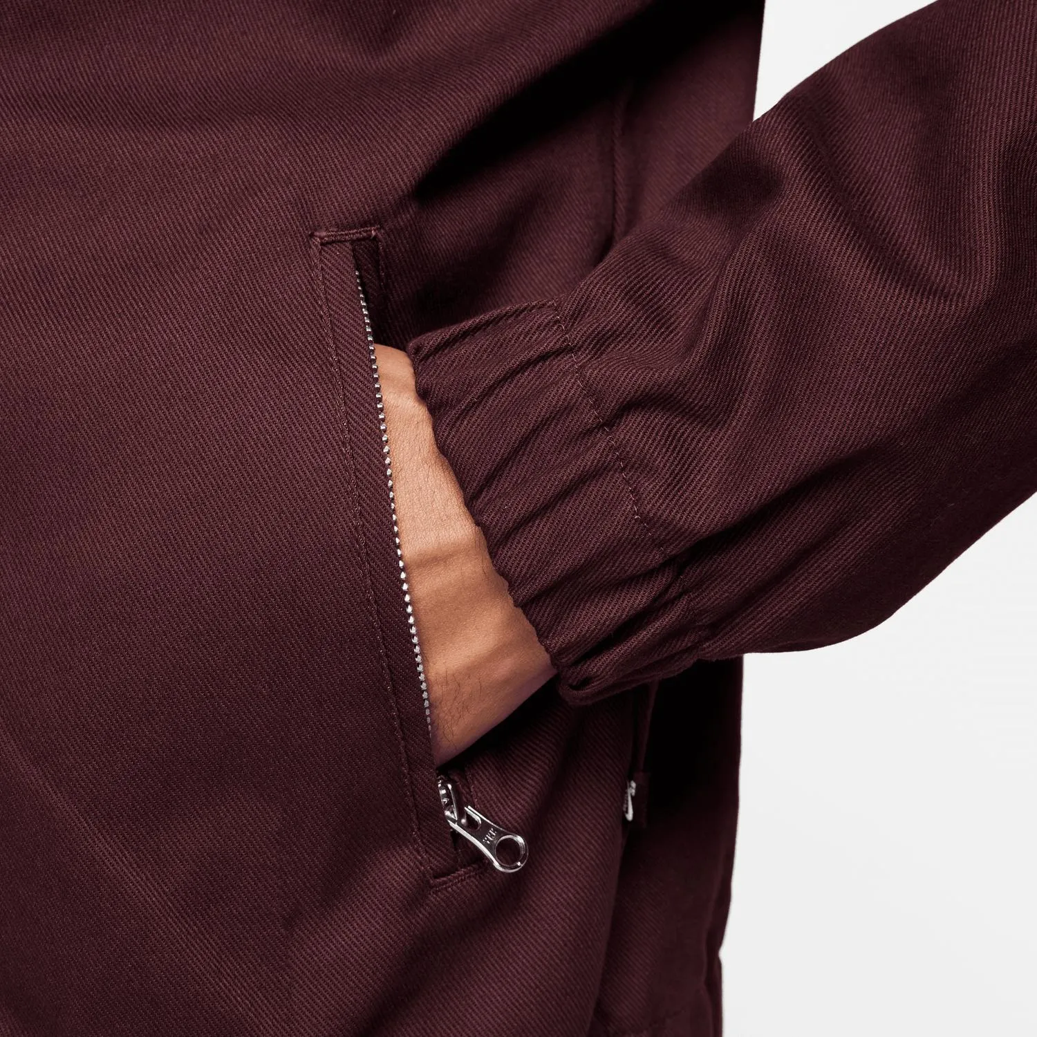 Sb Twill Premium Jacket In Burgundy Crush