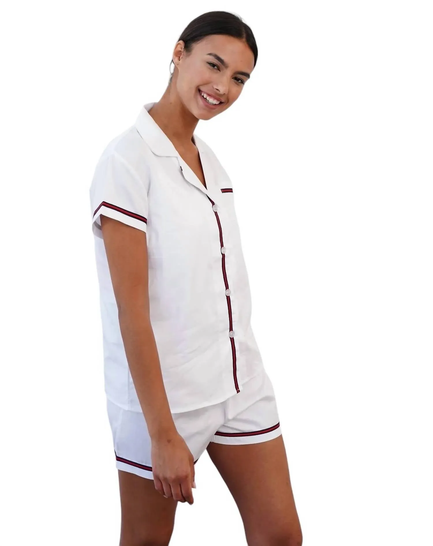 Short-Set Sleepwear Core Collection In White