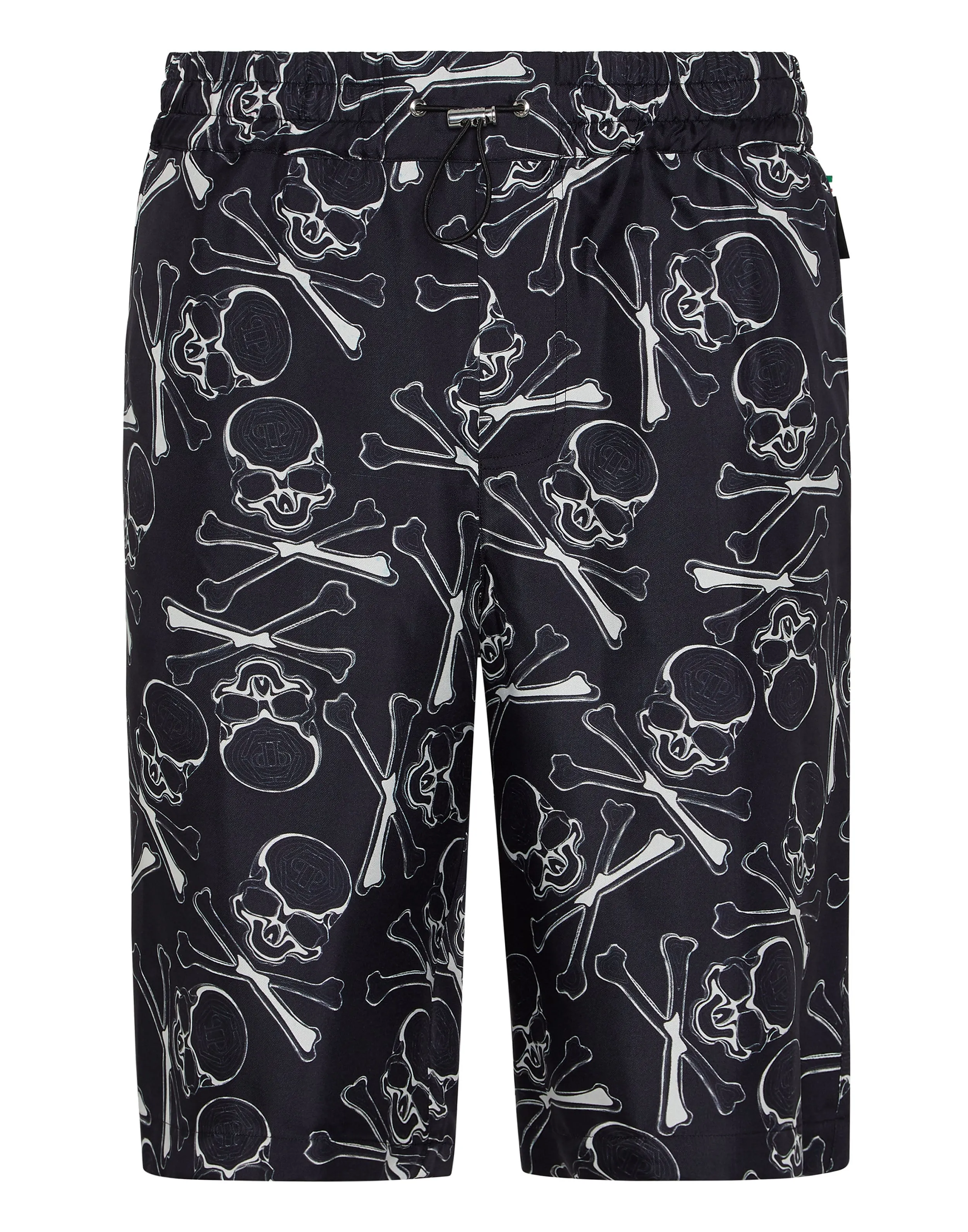 Silk Short Trousers Skull&amp;Bones