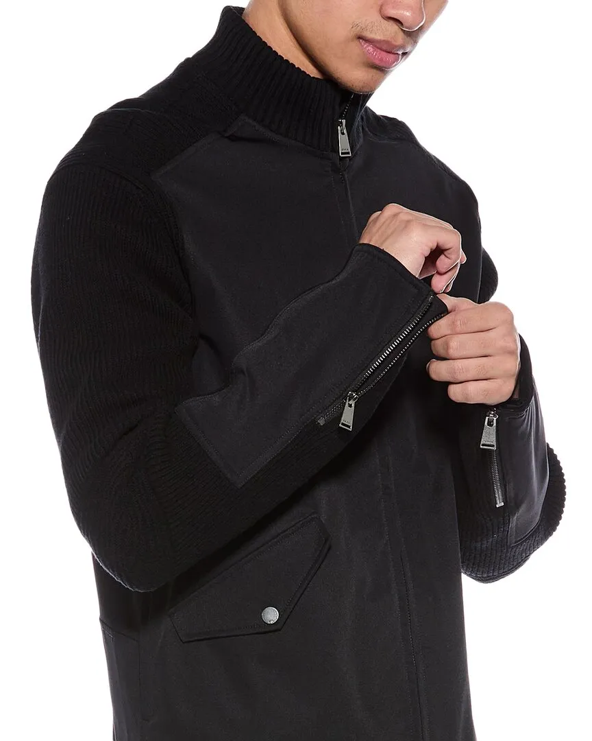 SIMKHAI Tucker Knit Combo Jacket