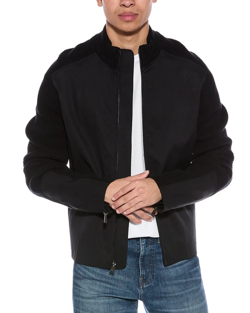 SIMKHAI Tucker Knit Combo Jacket