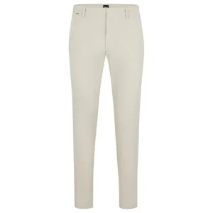 Slim-fit trousers in cotton