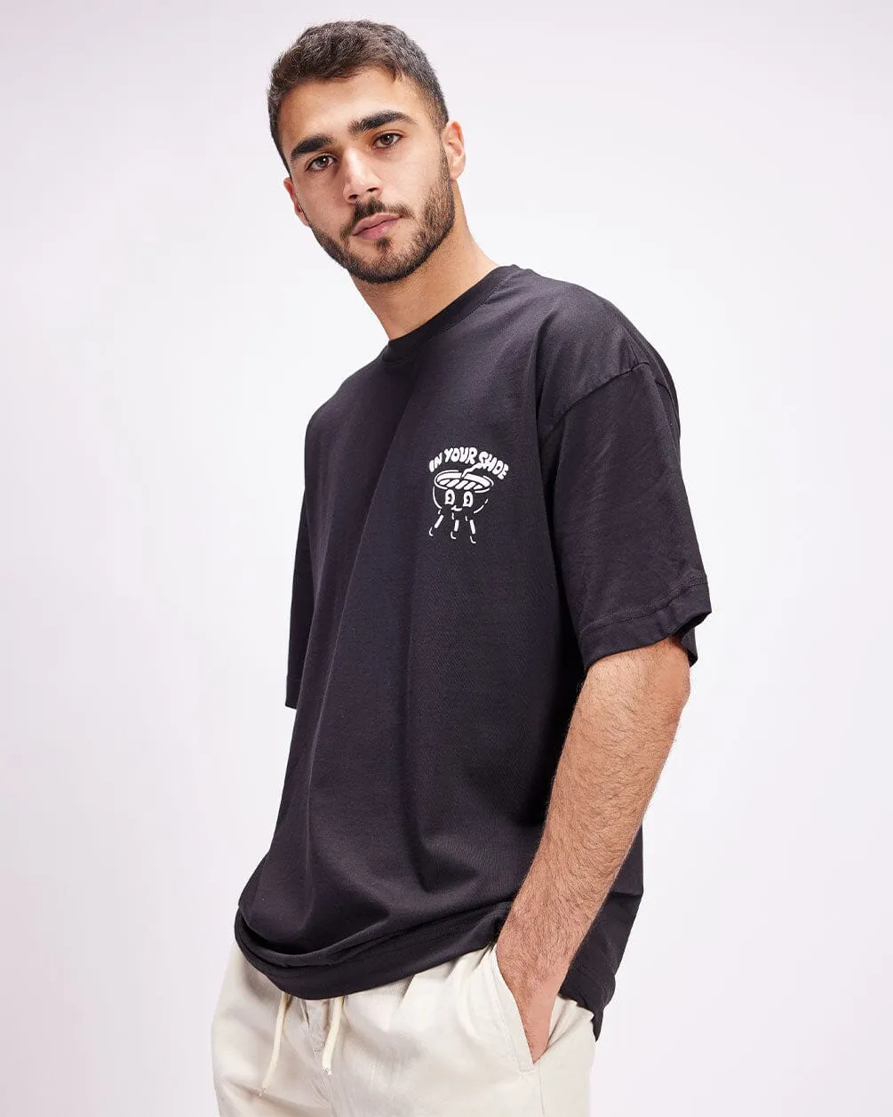 Smokey Printed Oversized Tee