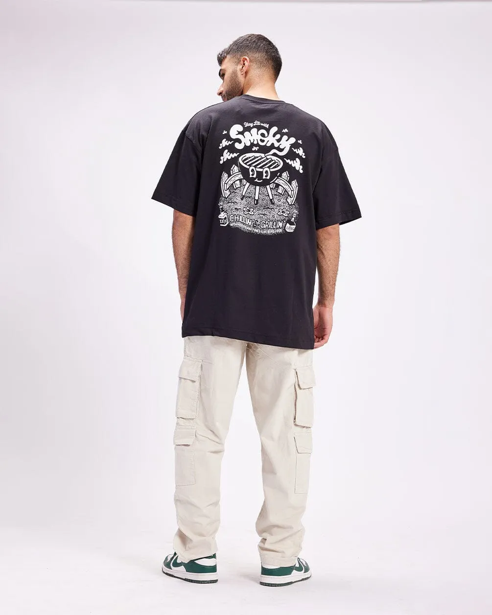 Smokey Printed Oversized Tee