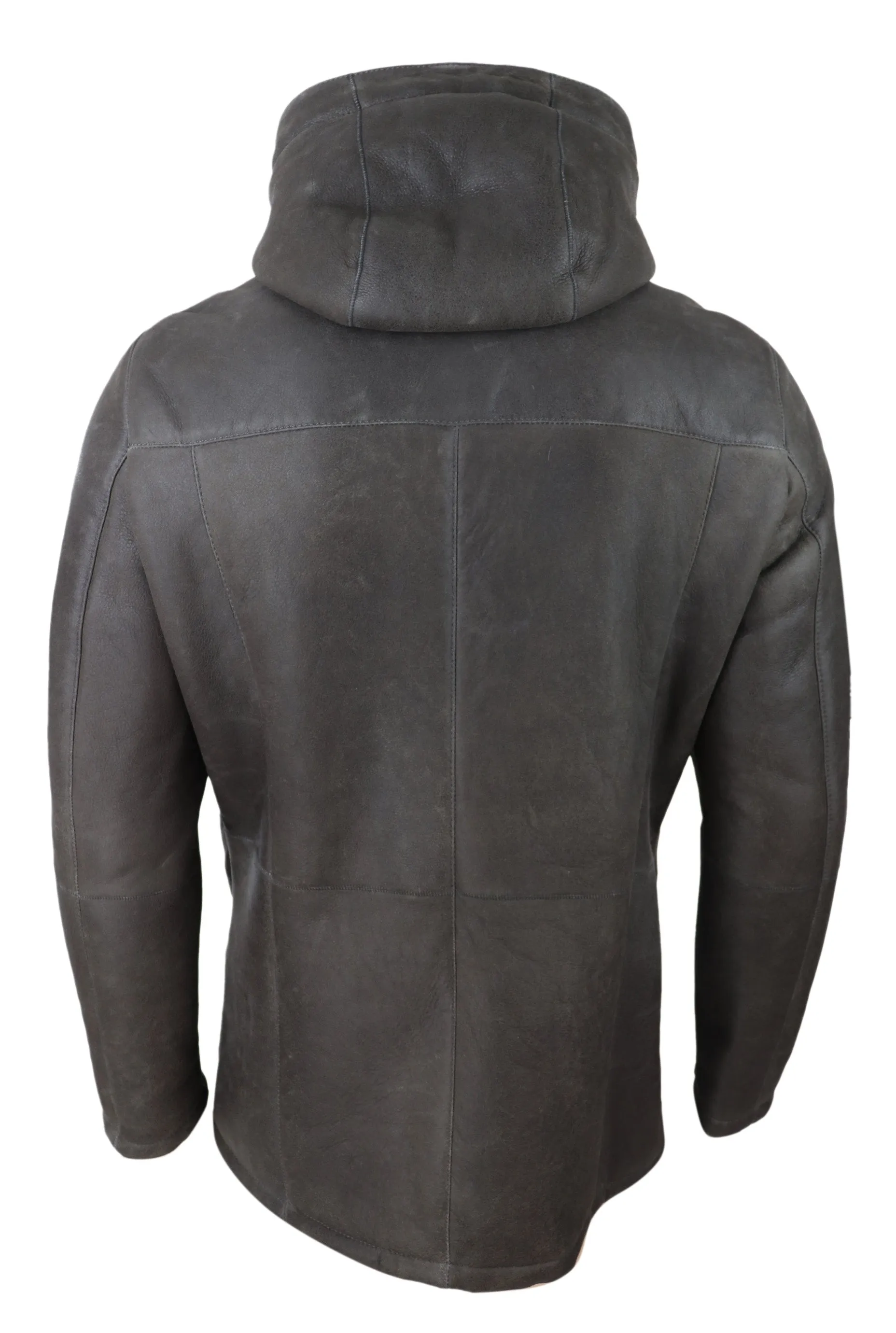 Soft Sheepskin Hooded Winter Coat