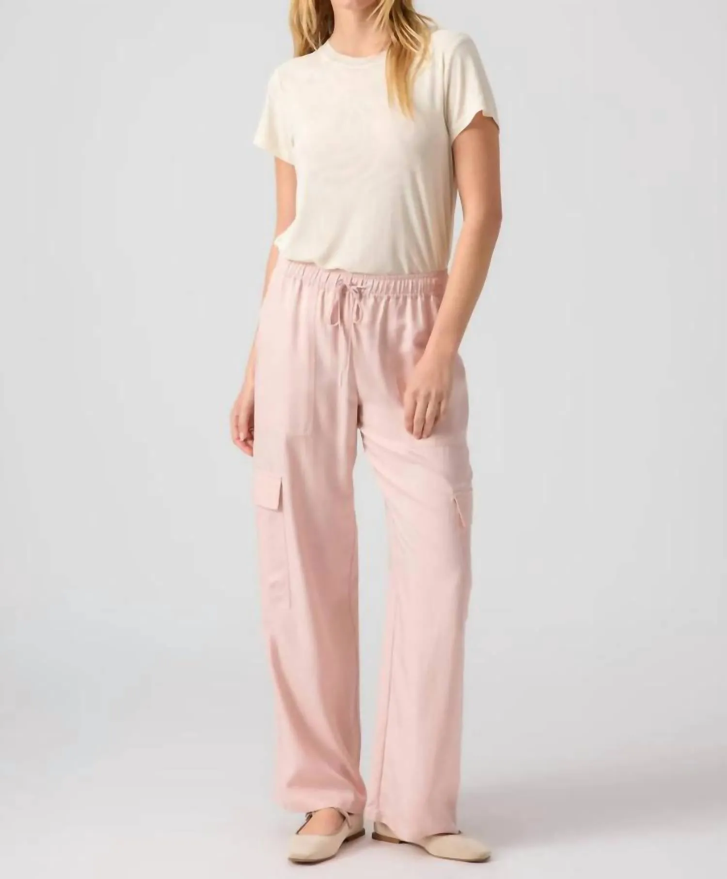 Soft Track Pant In Rose Smoke