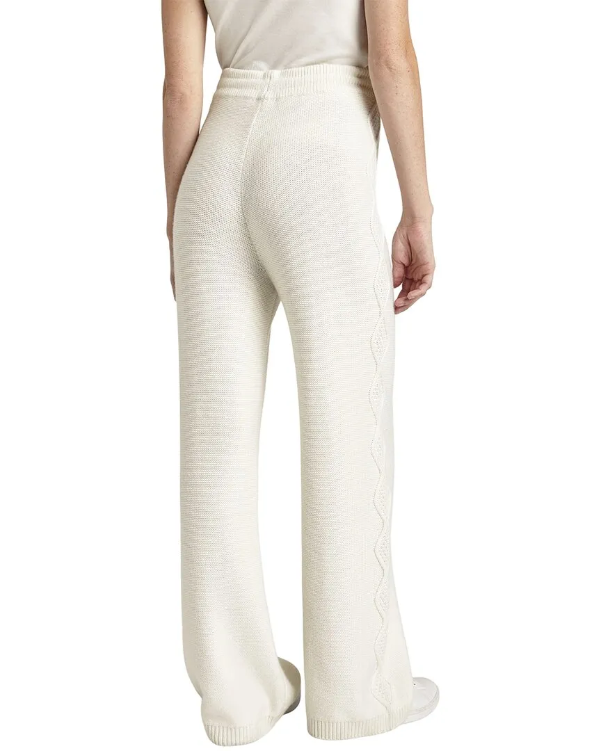 Splendid Dakota Cable Wool-Blend Wide Leg Pant