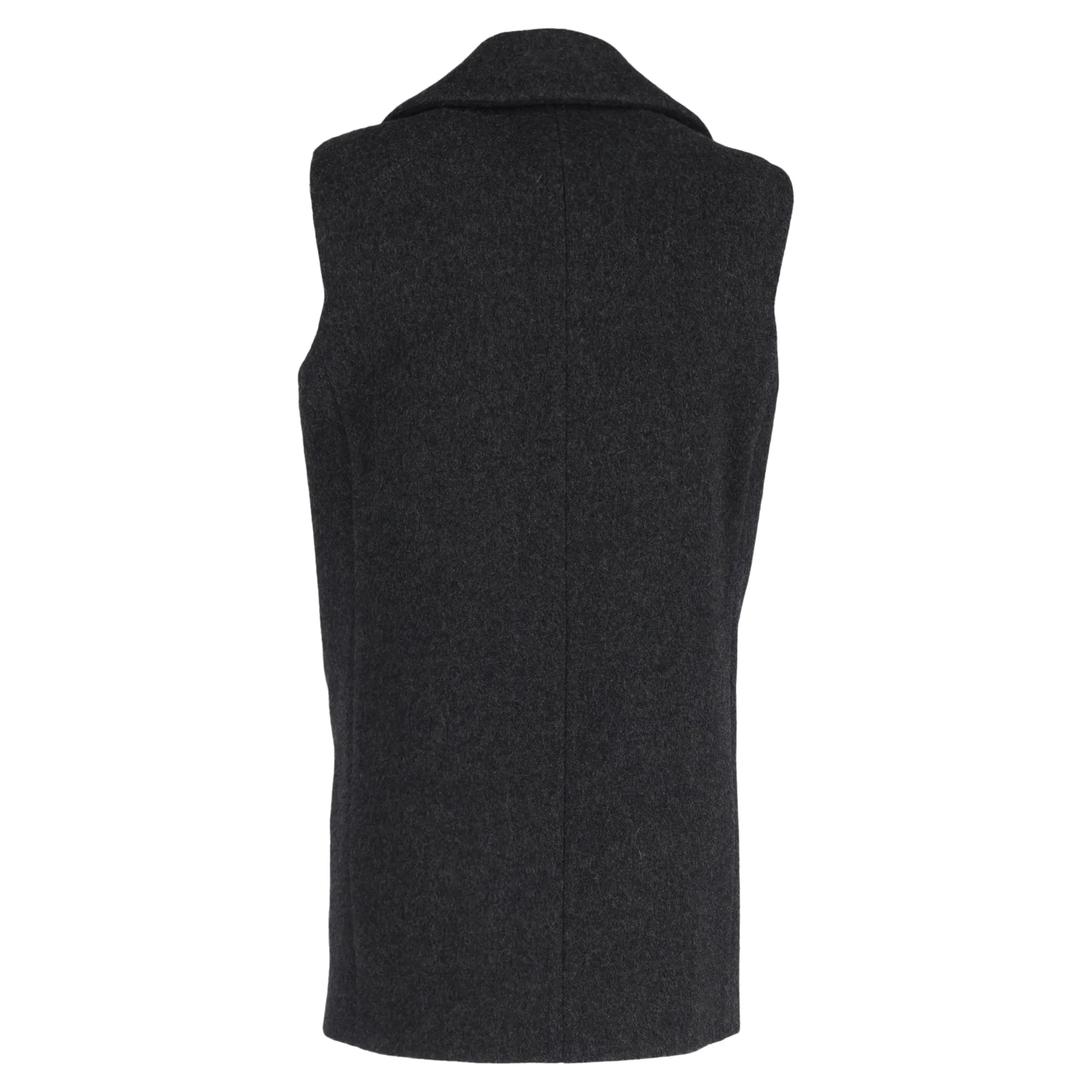 Stella Mccartney Double-Breasted Vest Jacket in Grey Wool