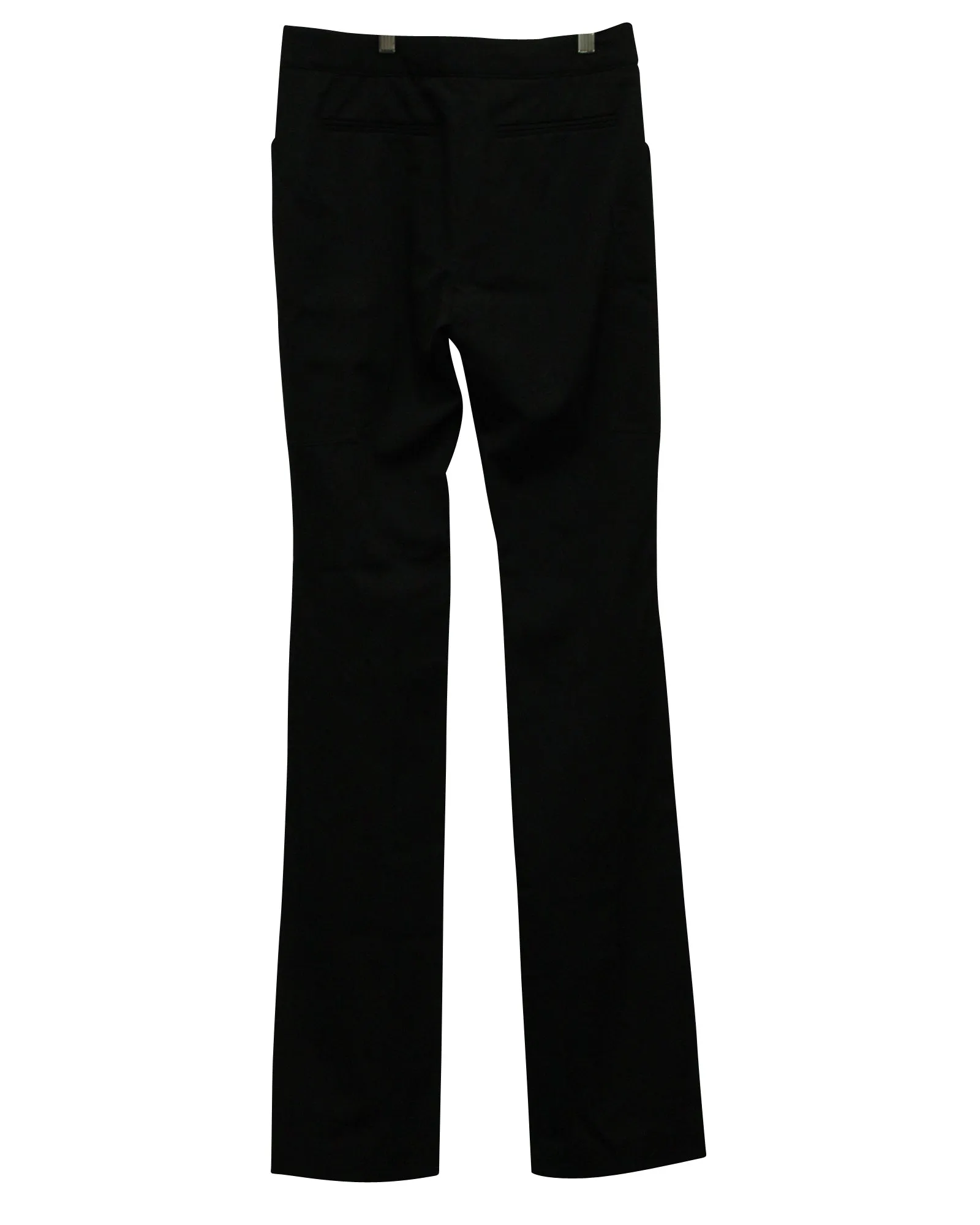 Stella McCartney Straight Leg Pants in Black Wool