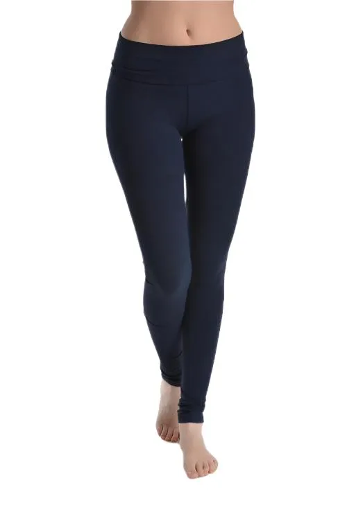 T-Party Solid Roll Down Waist Legging CJ71163