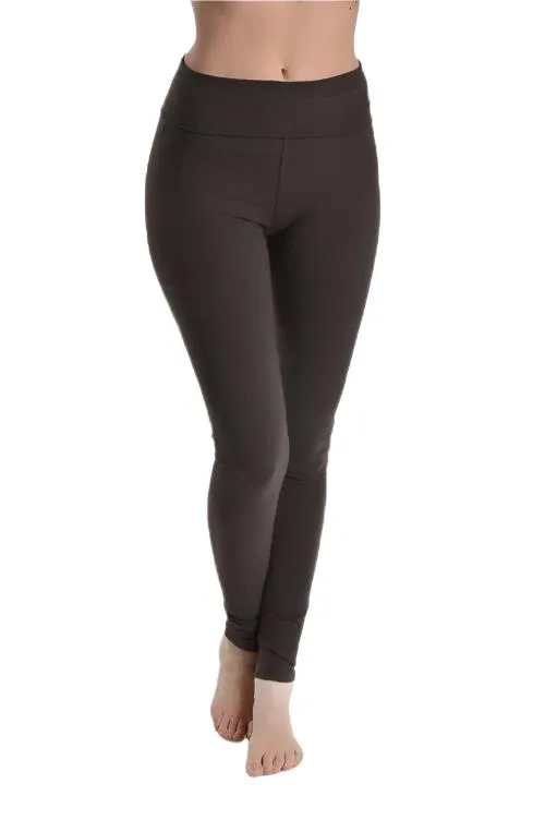 T-Party Solid Roll Down Waist Legging CJ71163