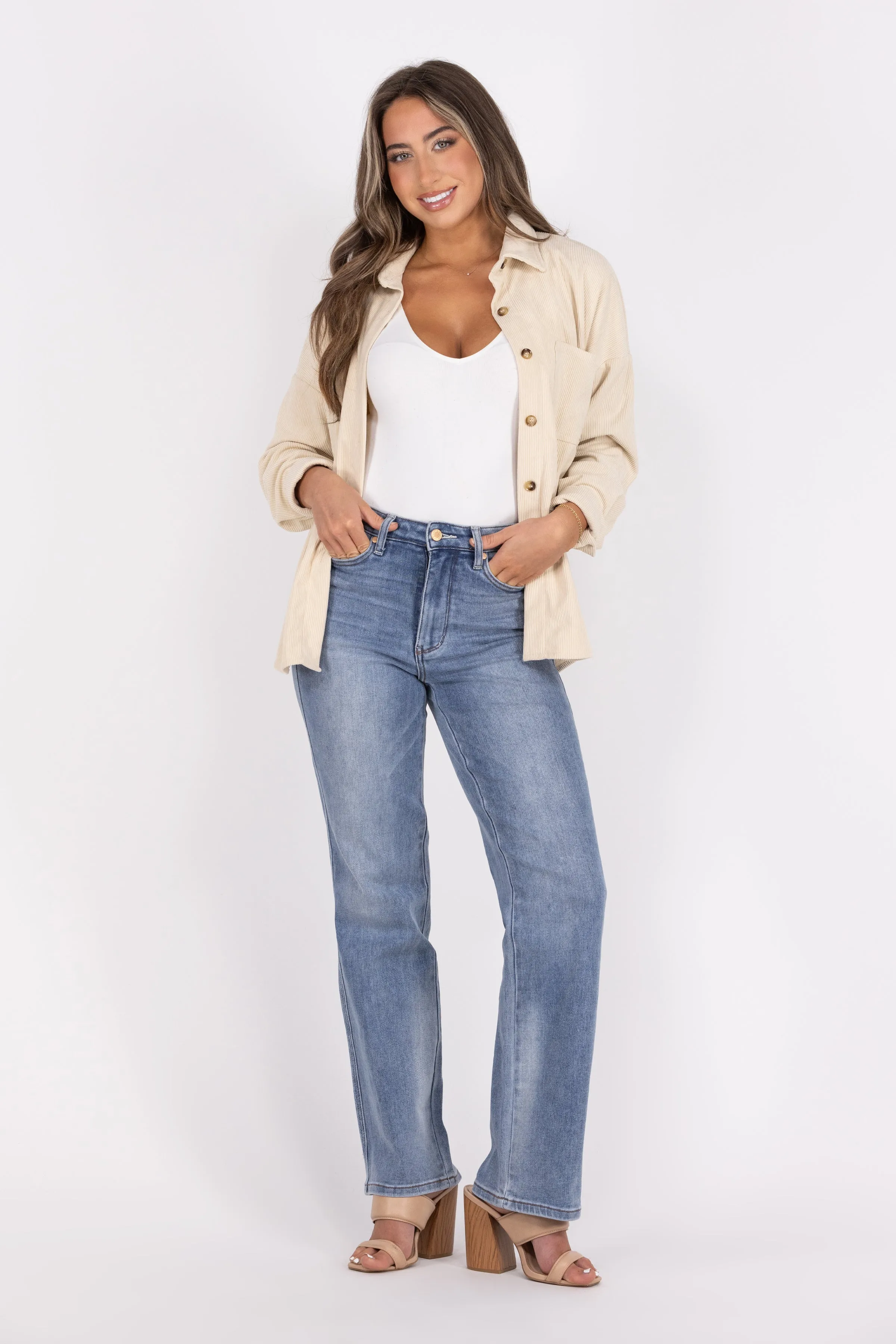 Tangle Of Cords Women's Button Down Shacket