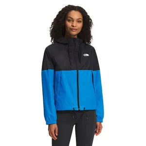 The North Face Antora Rain Hoodie - Women's TNF Black/Super Sonic Blue Medium