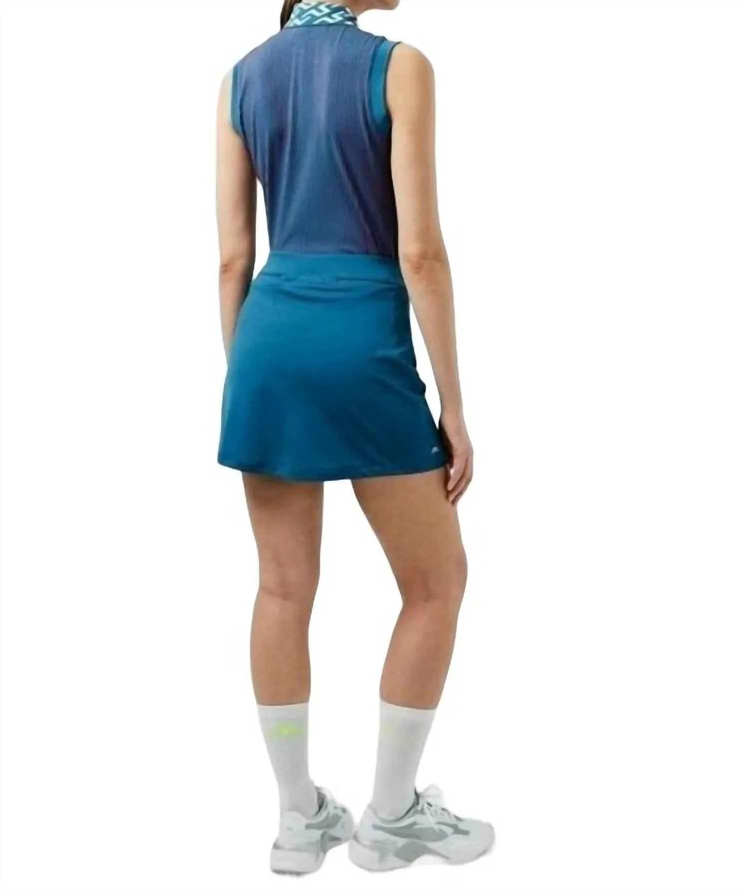 Thea Golf Skirt In Moroccan Blue