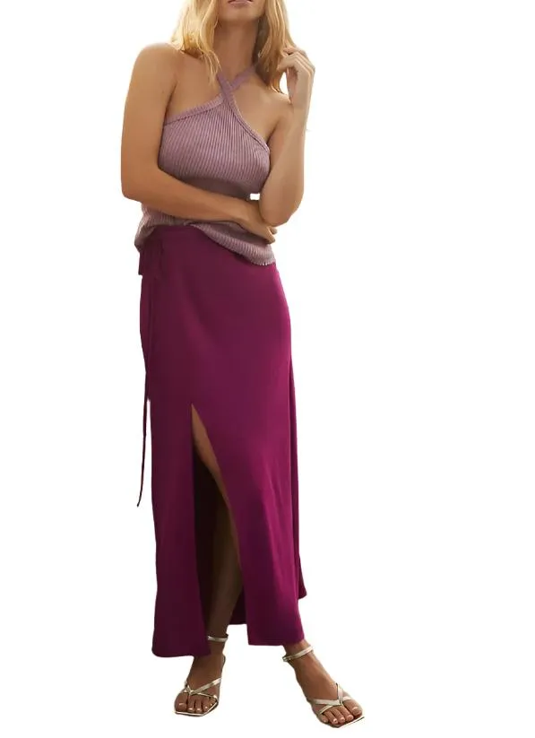 TLA Ribbed Halter Top