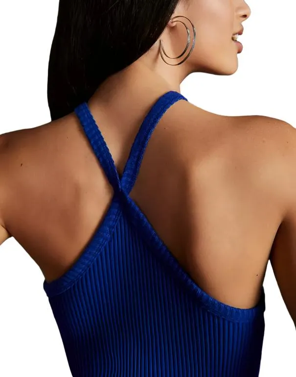 TLA Ribbed Halter Top