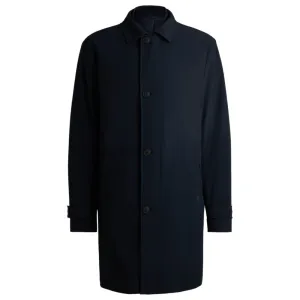 Travel-friendly stretch-softshell coat with detachable inner gilet