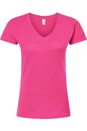 Tultex Women´s Slim Fit Fine Jersey V-Neck T-Shirt