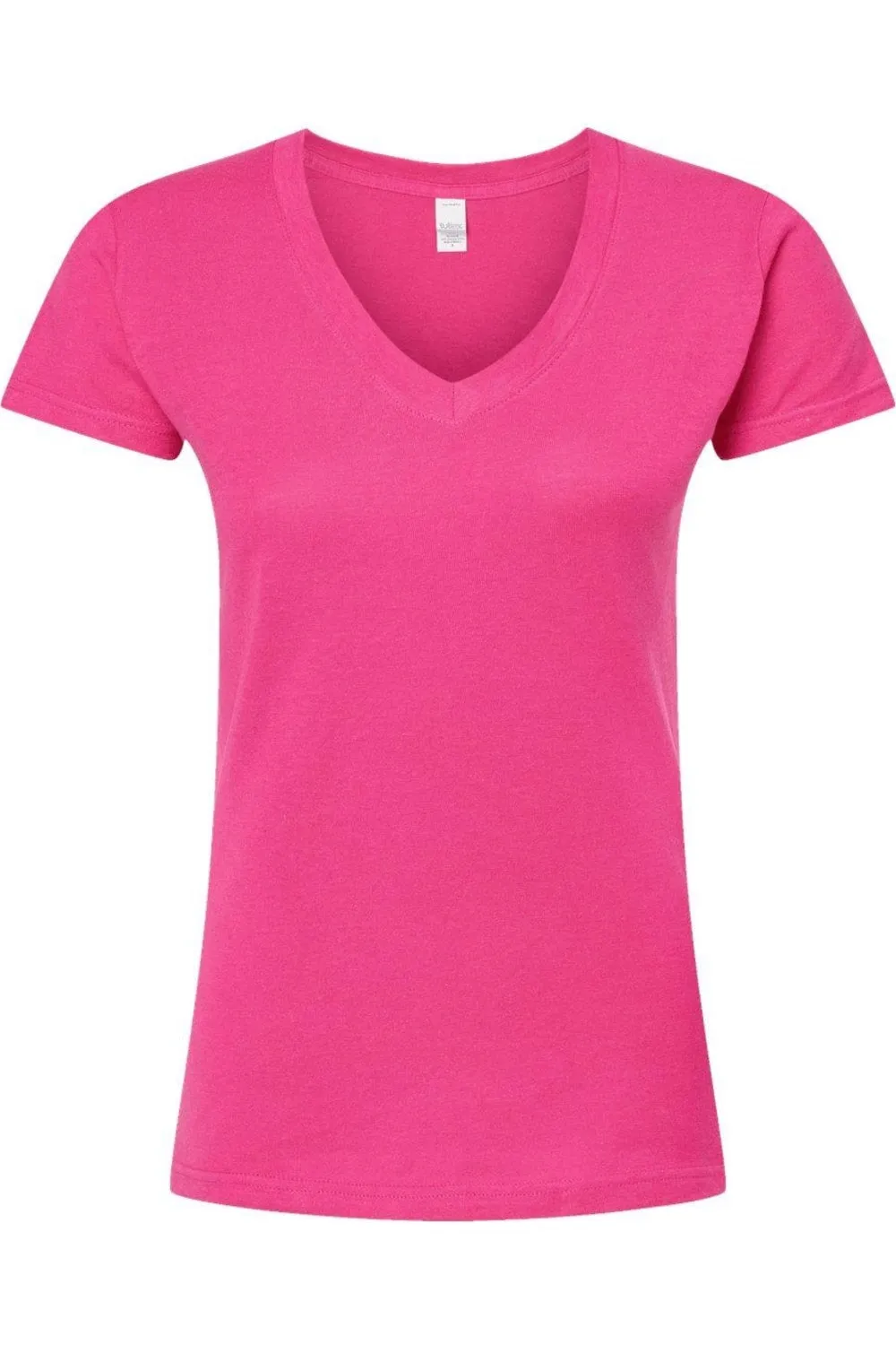 Tultex Women´s Slim Fit Fine Jersey V-Neck T-Shirt