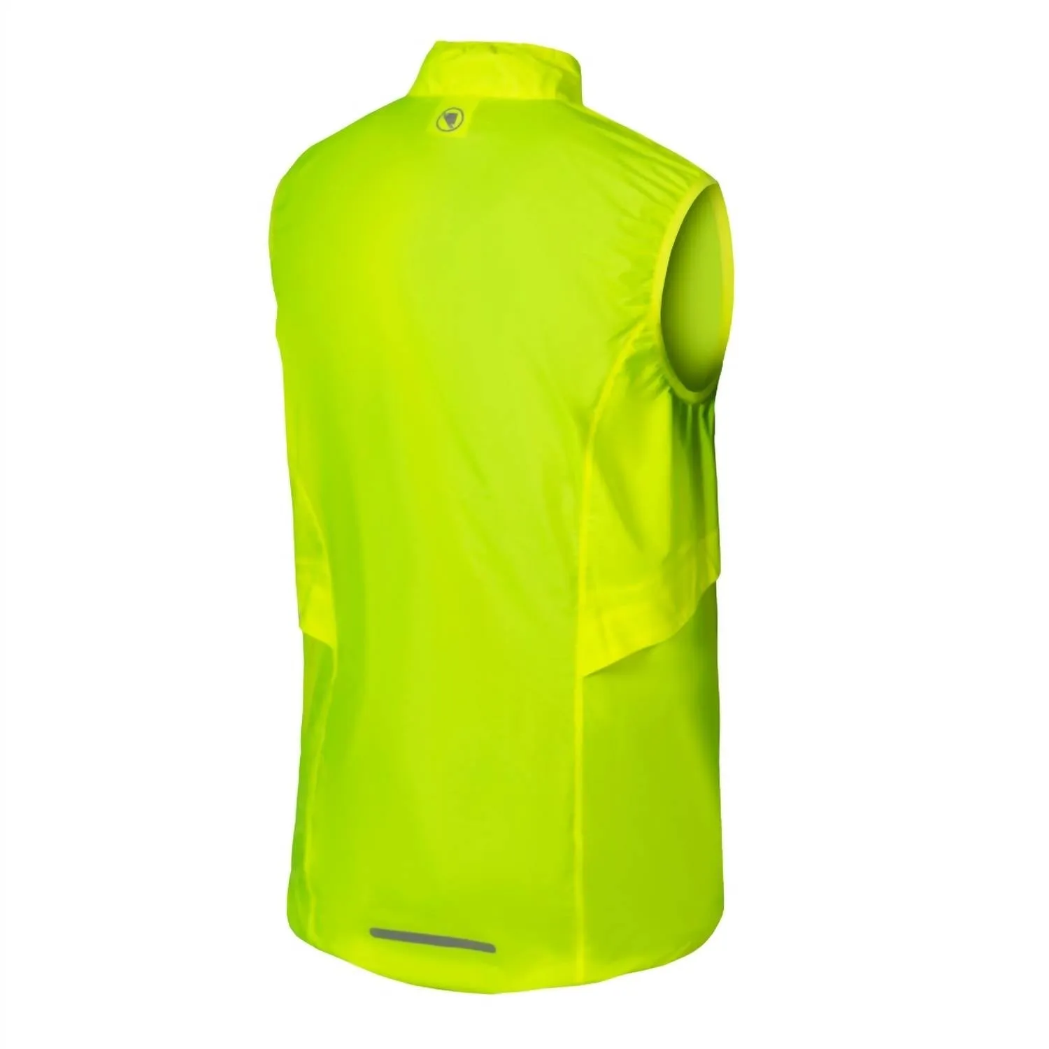 Unisex Pakagilet Windproof Shell Vest In Hi Viz Yellow
