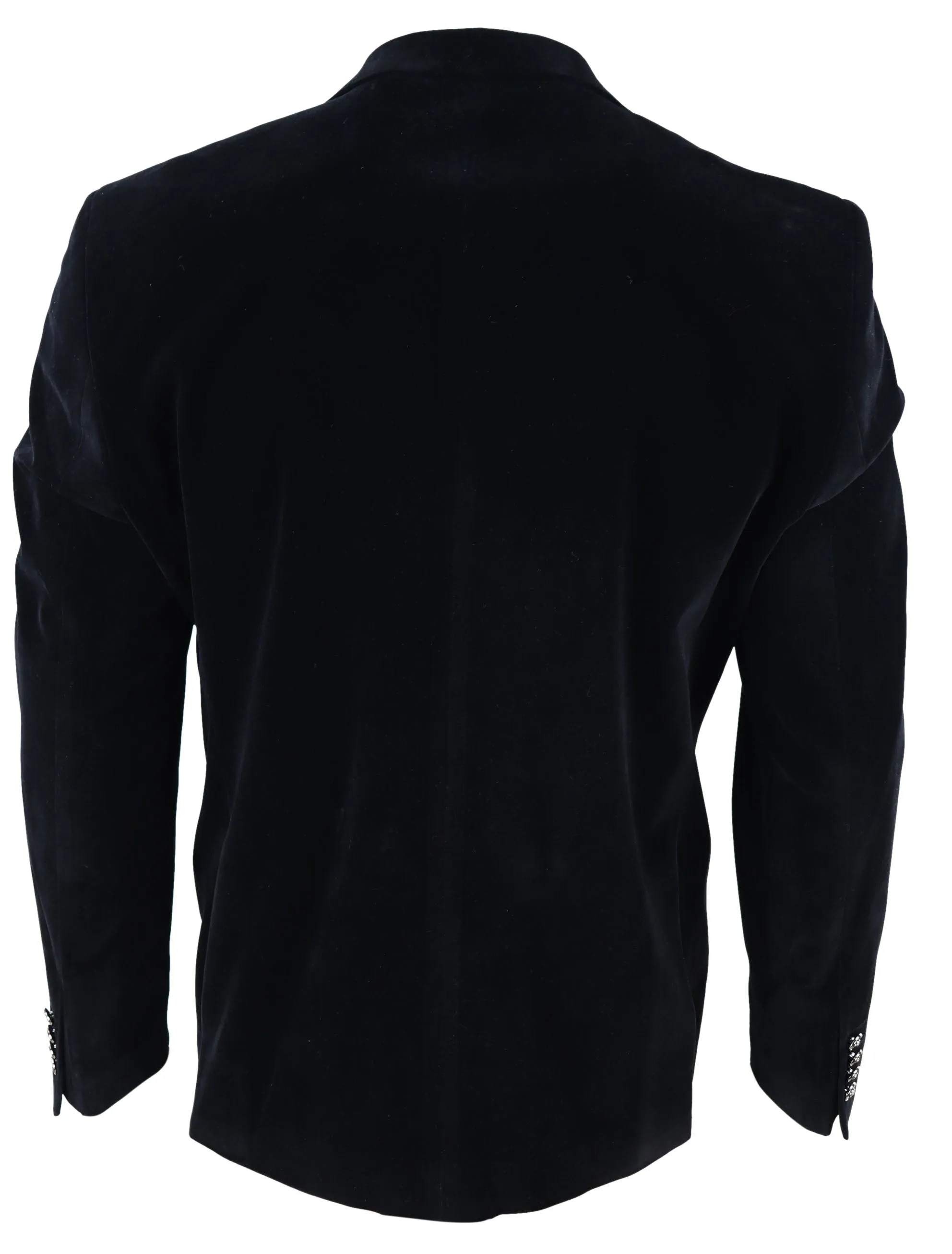 Velvet 1 Button Jacket Tuxedo Blazer