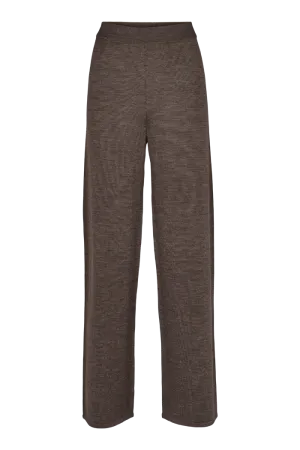 Vera Wide Pants - Brown Mel.